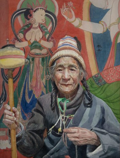 Tibetan Woman Series-Everyday Buddhist